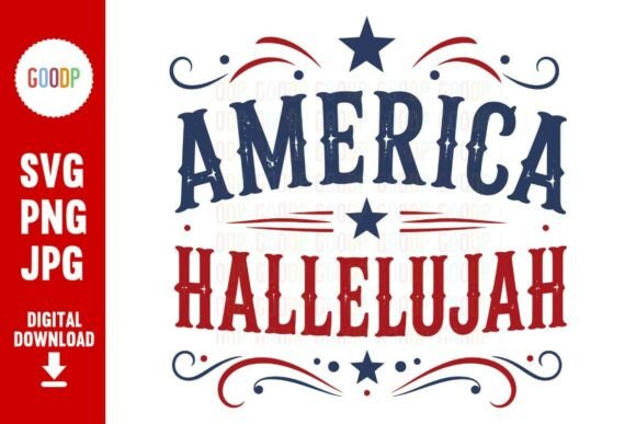 America Hallelujah SVG