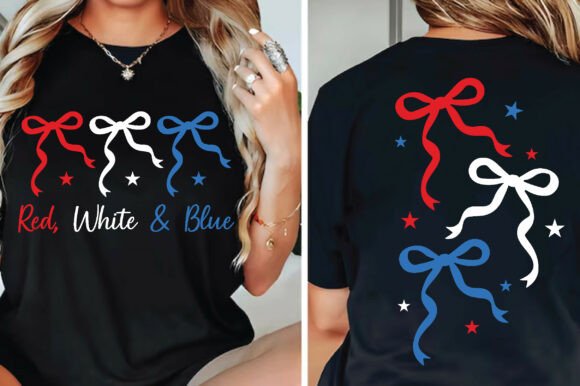 American Coquette Bow Svg Png