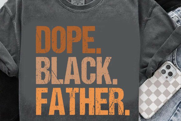 Black Dad Dope Black Father Svg