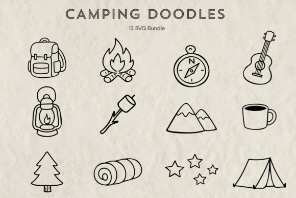 Camping Doodles SVG Bundle Review