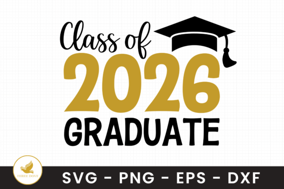Class of 2026 Graduate SVG