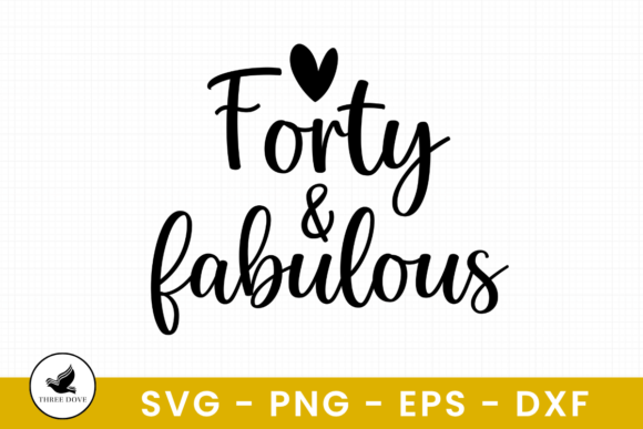 Forty Fabulous SVG