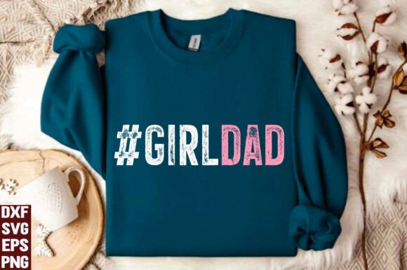 Girldad Svg Png Father's Day Png