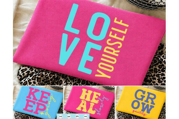 Inspirational SVG PNG Bundle, Motivation