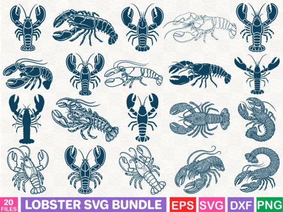 Lobster SVG Bundle