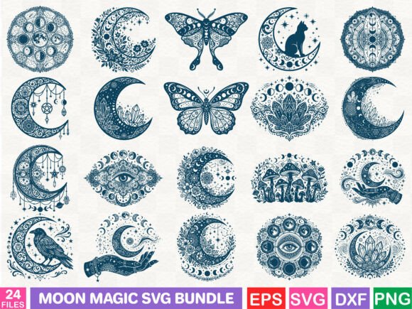 Moon Magic SVG Bundle Review