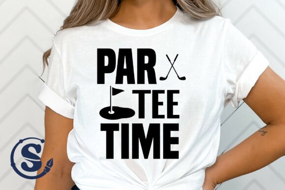 Par Tee Time SVG: Funny Golf Shirt Bundle