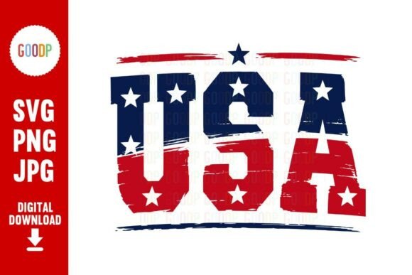 USA Distressed Flag Patriotic SVG